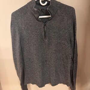 Smartwool Men's Gray Half-Zip Sweater - Small